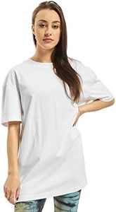 Urban Classics T- Shirt pour Femme Oversized Boyfriend, Blanc., XL
