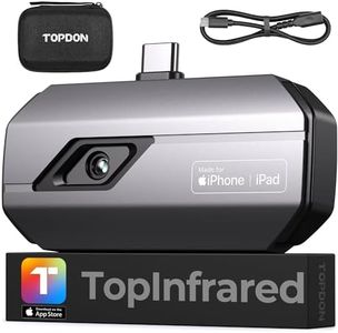 TC002C Thermal Camera for IOS iPhone 15/16 Series, 512 x 384 IR High Resolution, -20°C to 550°C Temp Range,25Hz, 40mK Sensitivity, Thermal Imaging Camera with Infrared Test Report for iOS Type-C Port