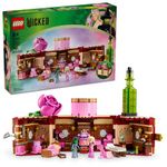 LEGO Wicked Glinda & Elphaba's Dormitory Collectible Toys, Kids Witch Toys with 2 Minidoll Figures, Halloween Toy Gift for Girls and Boys Ages 8 and Up, Includes Dollhouse and Glinda Doll, 75683