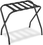 SONGMICS Luggage Rack, Luggage Rack for Guest Room, Suitcase Stand, Steel Frame, Foldable, for Bedroom, Black URLR64B