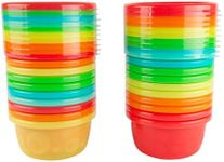 The First Years Y6695CA1 Take & Toss Storage Bowls Value Set - 20 Pack, Rainbow,20 Count (Pack of 1)