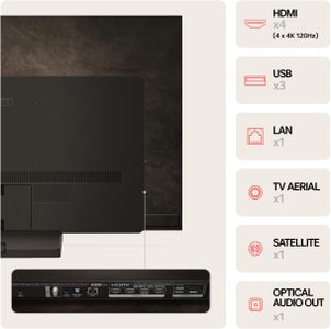 LG 55" OLED 4K Smart TV – Ultra HD HDR, ThinQ AI