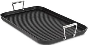 All-Clad 3013 Hard Anodized Aluminum Nonstick 13 by 20-Inch Double Burner Grande Grille Pan