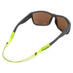 Pilotfish No Tail Adjustable Eyewear Retainer Cable Strap: Sunglasses, Eyeglasses, Glasses (14 Inch, HI-Vis Green)