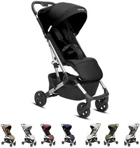 Colugo Compact Stroller - One Hand Fold Lightweight Stroller, Travel Stroller, Toddler Stroller, Airplane Stroller, Foldable Stroller with Rain Cover, Backpack and Cup Holder (Black)