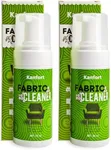 Upholstery Foam Cleaning 2 Pack, No Rinse Fabric Cleaner for Sofas, Couches & Car Seats, Quickly Lifts Stains & Dirt, Safe for Households with Kids & Pets, Easy-to-Use for Fresh & Spotless Furniture