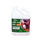 NetLea Pure Tung Oil for Wood Finishing,Zero VOC for Furniture & Countertop,100% Pure for Indoor & Outdoor Unfinished Bare Wood, Furniture,Floors etc (Tung Oil, 17OZ)