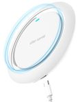 eller santé® 15W Wireless Charger MontClad Series PD & Qi Certified with Type C Cable for iPhone 15/15 Plus/15 Pro/15 Pro Max, iPhone 14/14 Plus/14 Pro/14 Pro Max, iPhone 13/12/11 Series - White