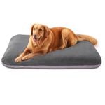 Magic Dog Super Soft Large Dog Bed, 39 Inches Big Dog Beds Orthopedic Foam Pet Beds with Anti Slip Bottom, Dog Sleeping Mattress with Removable and Washable Cover, Light Grey