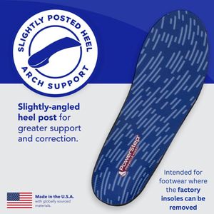 Powerstep Pinnacle Maxx Orthotic Insoles – Arch Support Shoe Inserts