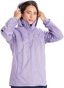 Marmot Women Wm's PreCip Eco Jacket, Waterproof Jacket, Lightweight Hooded Rain Jacket, Windproof Raincoat, Breathable Windbreaker, Ideal for Running and Hiking