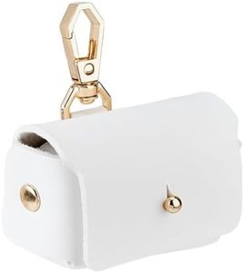SUPERFINDINGS Soporte de anillo blanco para perros, anillo de boda, caja de cojín para mascotas, cojín para collar de perro, bolsa de alianza, regalo para suministros de boda