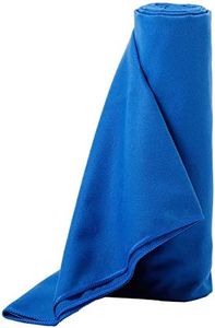 BIRDROCK HOME Multi-Purpose Microfiber Towel for The Beach, Travel, Pets or Camping - Large 31 x 63” - Blue - Quick-Dry - Absorbent Lightweight Compact - Bag - Kids Hiking Outdoor - Corner Pockets