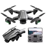 Oaklee R20 Pro Drone with 4K Camera WiFi FPV 1080P HD Dual Foldable RC Drone Altitude Hold Headless Mode Visual Positioning Auto Return App Control Multicolor (R20)