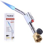 TAUSOM Propane Torch Head Metal Trigger Start Ignition, Propane Torch Adjustable Flame & High Intensity, Torch Head Fuel by MAPP MAP/PRO Propane Gas for Soldering Brazing Jewelry Cooking and Grill