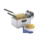 Waring Commercial WDF75RC 120-volt Countertop Compact Electric Deep Fryer, 8.5-Pound