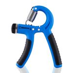 Konex Adjustable Hand Gripper Strengthener for Men & Women | Hand Exercise Equipment for Home and Gym Workouts (Without Counter, Blue)