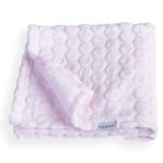 Clair de Lune Marshmallow Soft Baby Pram Blanket 90 x 70 cm (Pink)