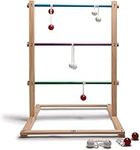 BS Toys Ladder game - Throwing game - Ideal for Indoors & Outdoors - Suitable for Children from 6 years - For an unlimited number of players - White & Red Balls - 75 x 55 cm