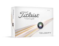 Titleist Velocity Golf Balls, White (One Dozen)