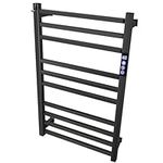 TWCC Black Towel Warmer Rack for Ba