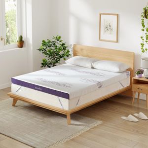 Inofia King Gel Memory Foam Mattress Topper – Cooling Comfort Layer
