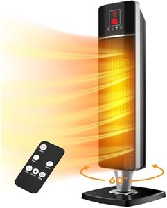 COMFYHOME 78Cm 2000/1000 Watts Room Heater For Home With Remote,12H Timer,Overheat&Tip-Over Protection,Isi Approved,Ptc Ceramic Electric Fan Heater - Small