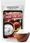 Aromasong 100% Natural Sea Salt, Coarse Grain, Large Bulk RESEALABLE Bag, 2.43 LBS, SUN DRIED from the Dead Sea, Unrefined, Gluten Free, Grinder Refill, Pure Sea Salt for Daily Cooking & Pickling Salt