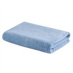 Wakefit Microfiber Towel |350 GSM| Towels for Bath, Bath Towel for Men, Bath Towel, Bath Towel for Women, Microfiber Towels for Bath, 60x120 cm (Delicate Blue, Set of 1)