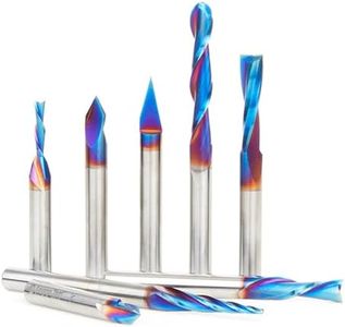 Amana Tool AMS-221-K 8-Pc CNC General Purpose III Spektra Set 1/4 Inch SHK