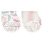 aden + anais Burpy Baby Bib, 100% Viscose from Bamboo Muslin, 4 Layer Multi Use Burping Cloth, Super Soft & Absorbent Burp Rag for Infants, Newborns and Toddlers, 2 Pack, 0-36 Months, Florentine