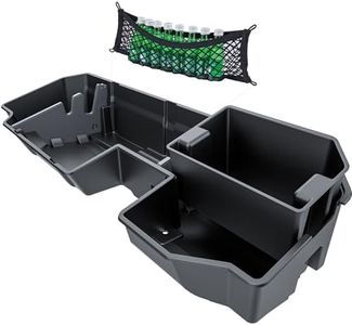 WHALEMOTOR Underseat Storage Compatible with Chevy Silverado/GMC Sierra 1500(2019-2025)&2500 3500 HD(2020-2025) Crew/Double Cab(Exclu. 2019 1500 Ld/Lt), Upgraded Rear Under Seat Organizer Cargo Box