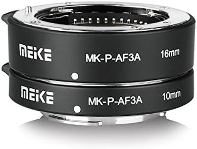 MEIKE MK-P-AF3A Metal Auto Focus Plastic Body Macro Extension Tube 10mm 16mm for Olympus Panasonic Micro 4/3 System Camera E-P5 E-Pm E-M1 E-M5 E-M10 E-PL5 E-PL6 E-PL7 GF5 GF6 GM1 GM5 GX1 GX7 G3 etc