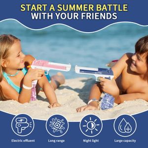 2-Pack Electric Water Guns for Kids & Adults – 30FT Range, 450CC+60CC