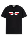 ADRO Tshirt for Men | Printed T shirt for men | 100% Cotton T-shirt |Printed T shirt | T-shirts | RN24-CAP-BL-3XL Black