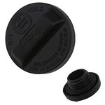 OTOTEC Engine Oil Filler Cap Tank Cover Compatible with Civic Fit CR-V Element Pilot Ridgeline Accord Odyssey Acura MDX RL TL RSX 15610-RAA-A01 Black ABS