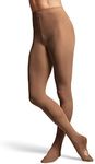 BLOCH Women's Ladies contoursoft adaptatoe Tights, Coffee, Large/X-Large