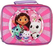 Gabby's Dollhouse Kids Lunch Box Pandy Paws and Kitty Friends Insulated Lunch Bag