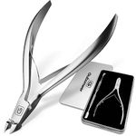 Cuticle Trimmer 3/4 Jaw Extremely Sharp Cuticle Nippers Scissors Stainless Steel Clippers Cutter cuticle clippers, cuticle pusher, nail cuticle trimmer professional cuticle cutter