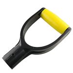 JCBIZ 32mm Inner Diameter Plastic Spade Handle Shovel D Grip Handle Good Hand Protect Garden Accessories for Snow Shovel Digging Raking Tools