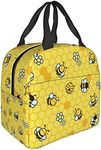 MDMEI Yellow Bee Reusable Lunch Bag