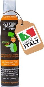 Italian Walnut Cutting Board Oil Spray Used for Conditioning Bamboo Wood Chopping Boards and Wooden Utensils - Ideal for Health Conscious Chefs