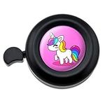 GRAPHICS & MORE Cute Kawaii Rainbow Unicorn Chibi Bicycle Handlebar Bike Bell