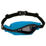 Kids SPIbelt No-Bounce Belt with Hole for Insulin Pump, Medical Devices or Headphones for Active Kids! (Turquoise with Black Zipper)