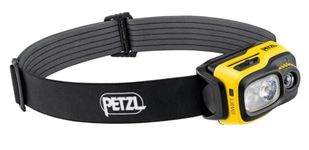 Petzl Swift RL - Head Flashlight, 1100 LUMENS, Recharge, Black and Yellow