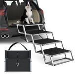 PetRuna Extra Wide Dog Stairs for L