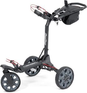 Bag Boy Volt Electric Golf Push Cart, Black/Red