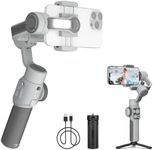 ZHIYUN CINEPEER SMOOTH 5E Gimbal Stabiliser Smartphone, Built-In Fill Light, Tripod, for iPhone, Android, 3-Axis Phone Gimbal, Gesture Control, Smart Editing, Payload Max.300g