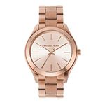 Michael Kors Stainless Steel Analog Rose Gold Dial Women Watch-Mk3513, Rose Gold Band