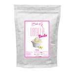 BAKE KING Vanilla Powder 100 gm | Ideal for Baking, Custard, Cookies, Ice Creams, Puddings | Intense, Rich & Natural Aroma of Vanilla